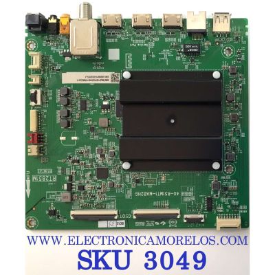 MAIN PARA SMART TV TCL 4K (3840 x 2160) QLED CON HDR / NUMERO DE PARTE 30800-000125 / 40-R51MT1-MAB2HG / 30801-000096 / V8-R51MT05-LF / NTM001516A / PANEL LVU650NDDJ / DISPLAY ST6451D02-3 VER.2.1 / MODELO 65S546